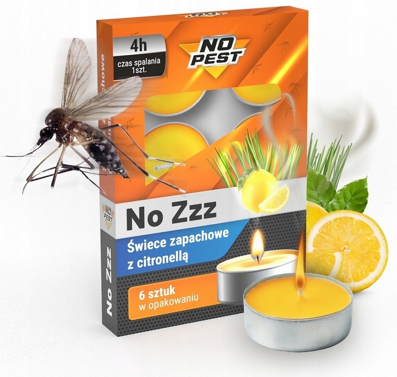 No-Pest sviečka proti komárom, moliam a muchám